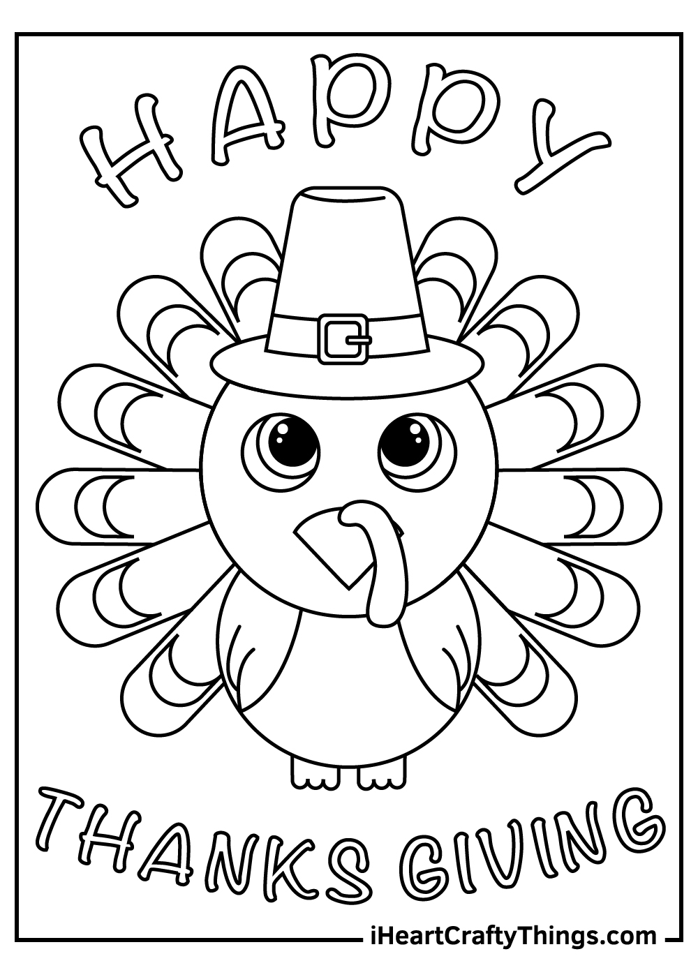 48 Printable Thanksgiving Colouring Pages 67