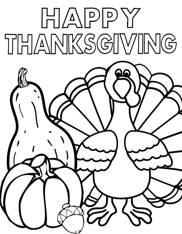 48 Printable Thanksgiving Colouring Pages 69