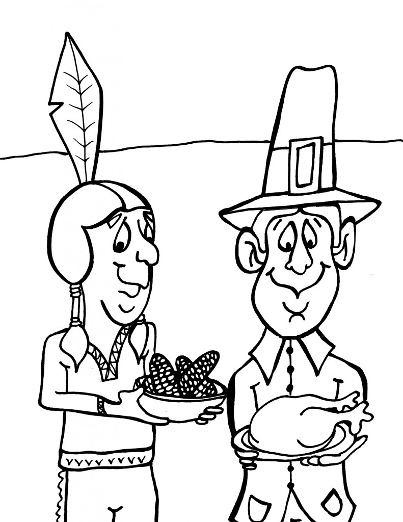 48 Printable Thanksgiving Colouring Pages 70