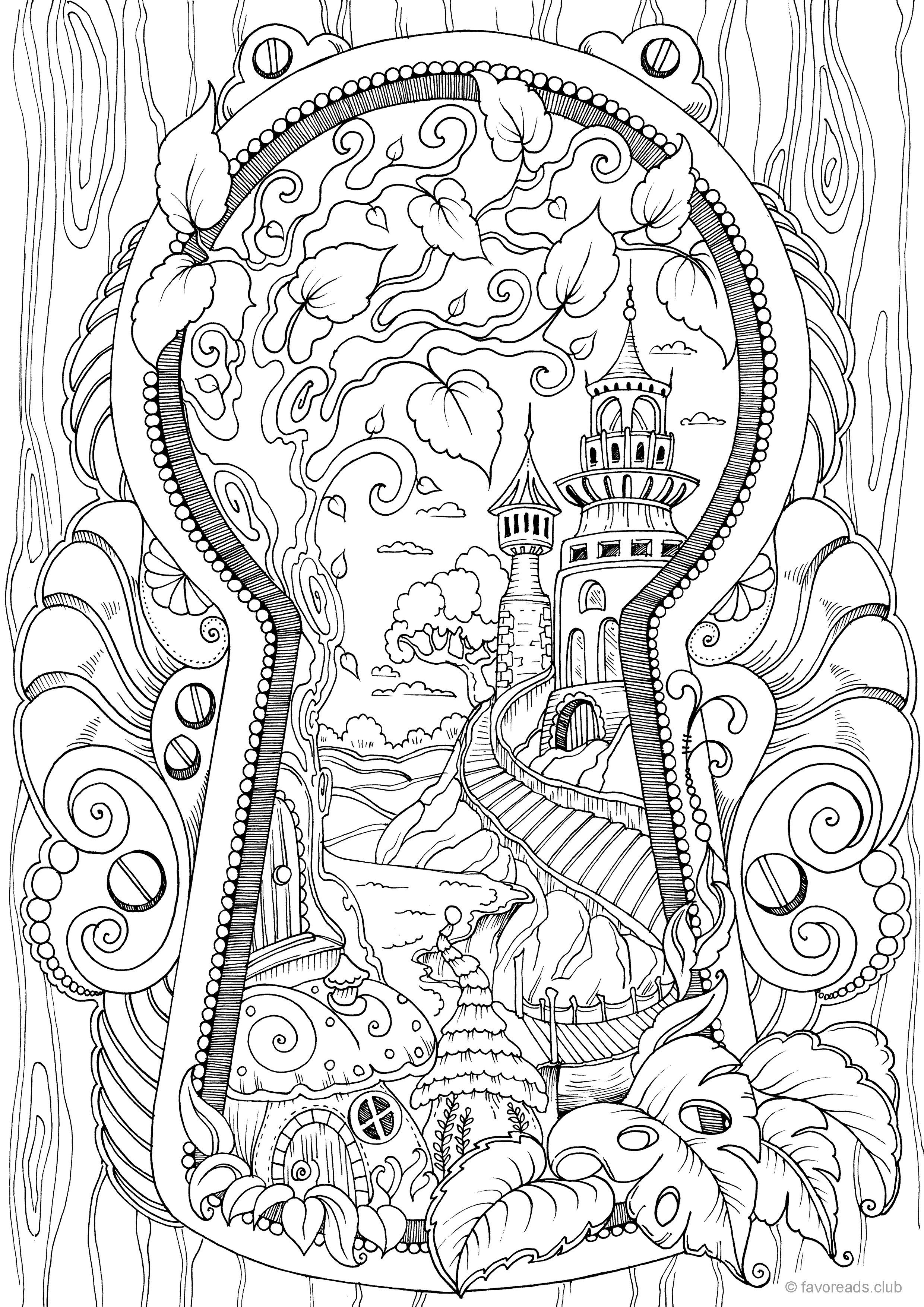 30 Easy Detailed Coloring Pages