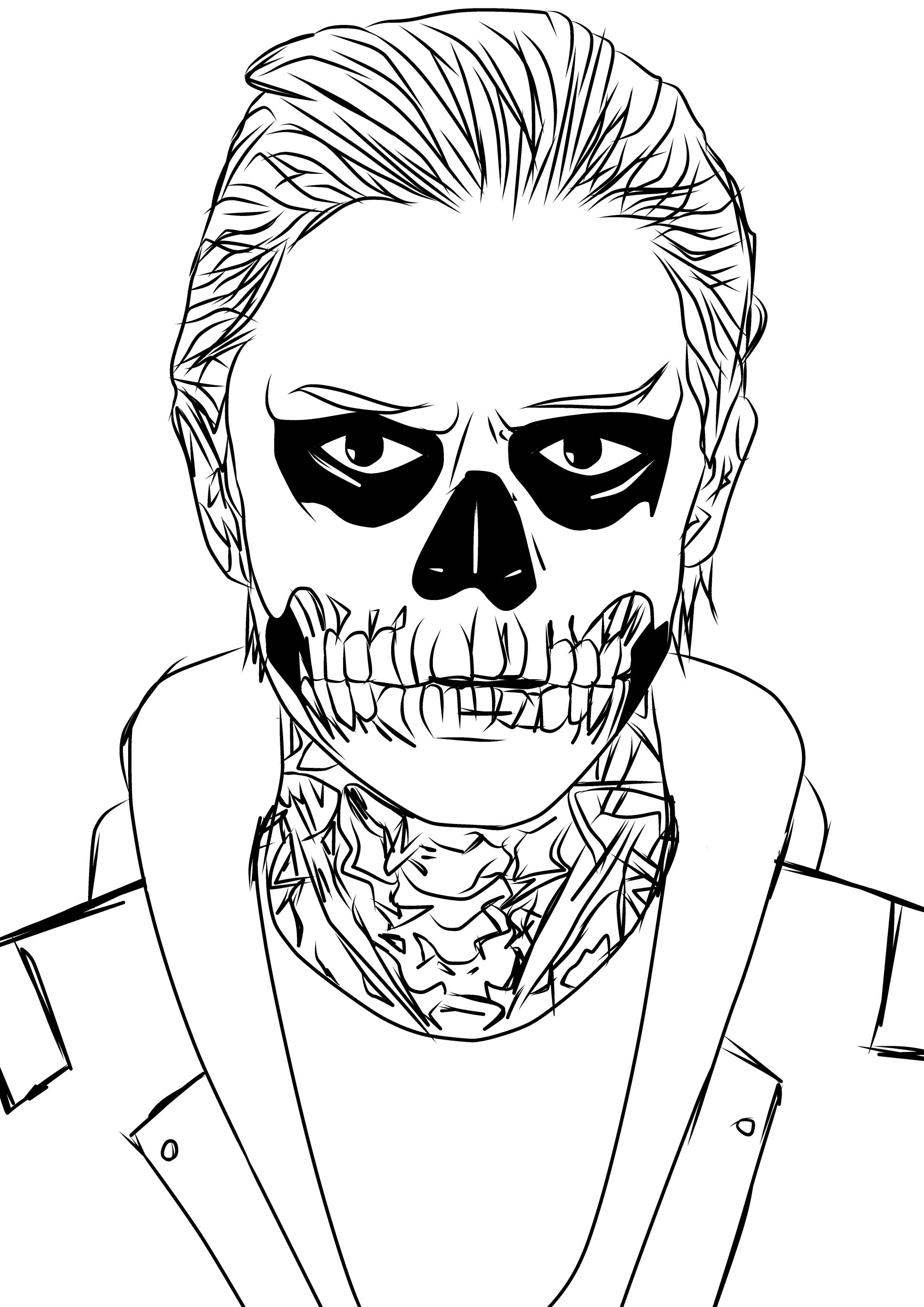 30 Simple Coloring Pages Horror