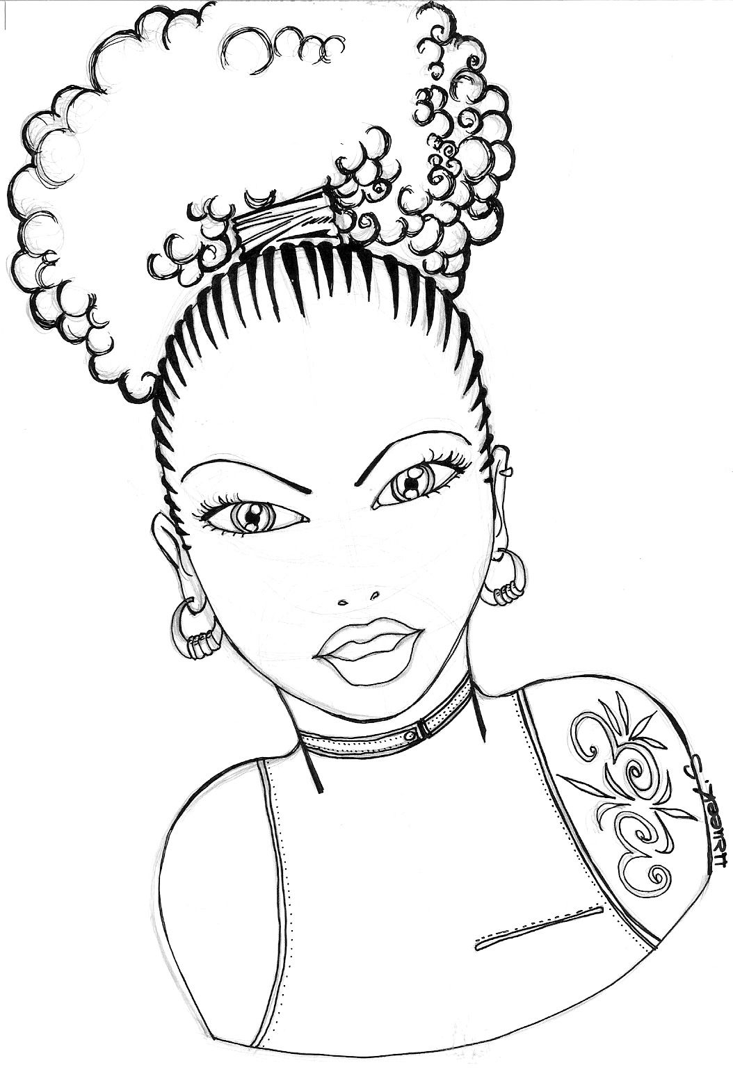 20 Black And White Coloring Pages Cartoon