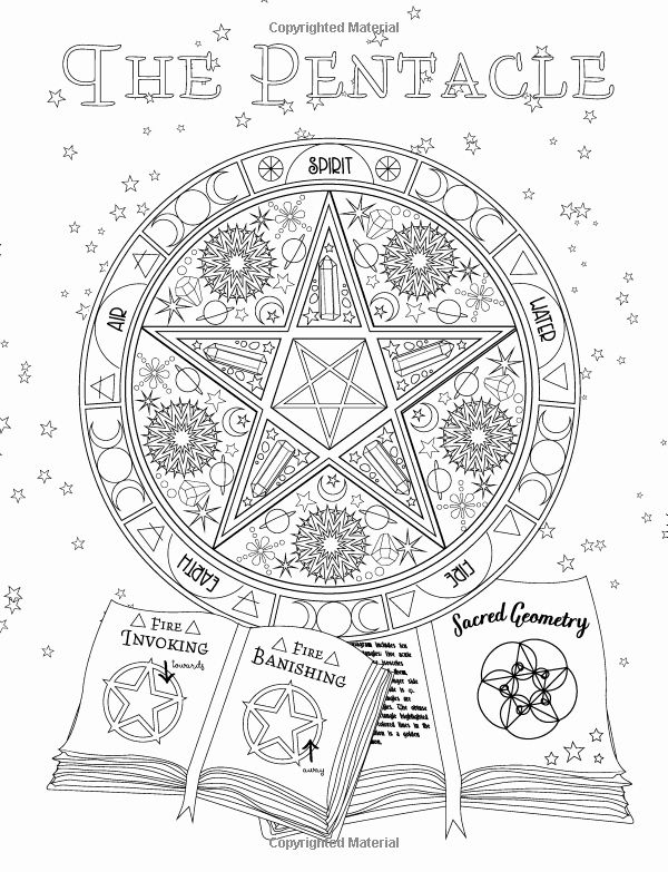 20 Book Of Shadows Coloring Pages Free Printable