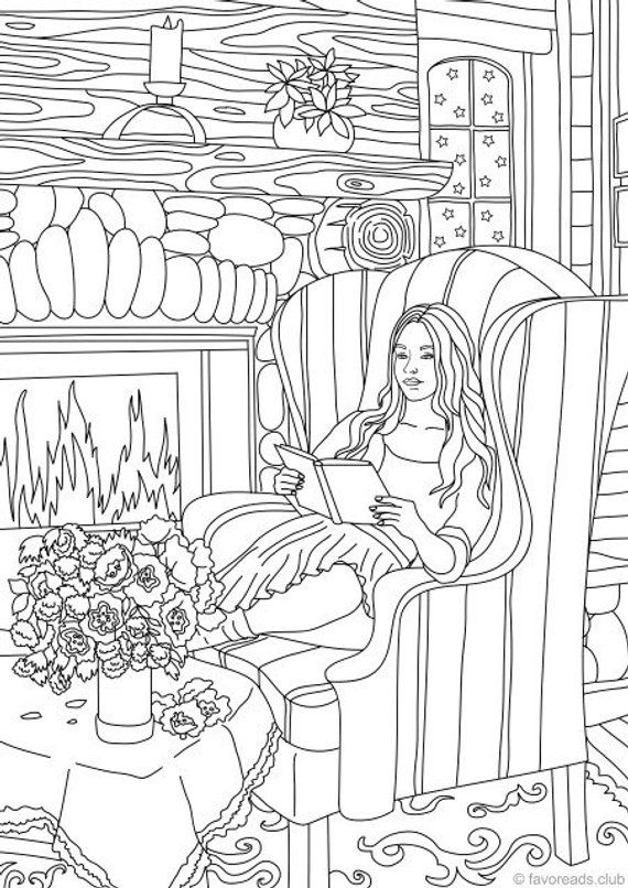 20 Cozy Coloring Pages Hd