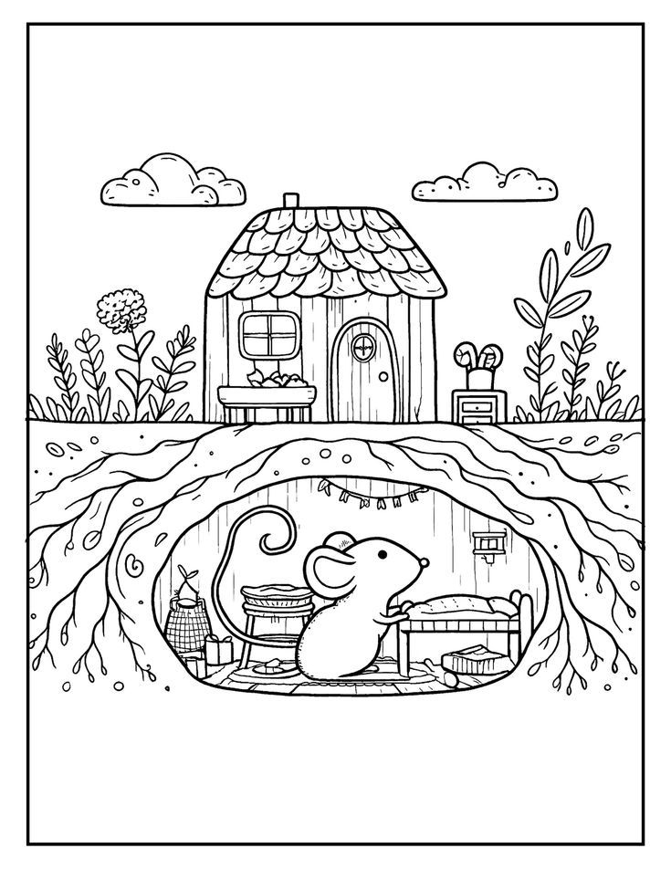 20 Cozy Coloring Pages Hd
