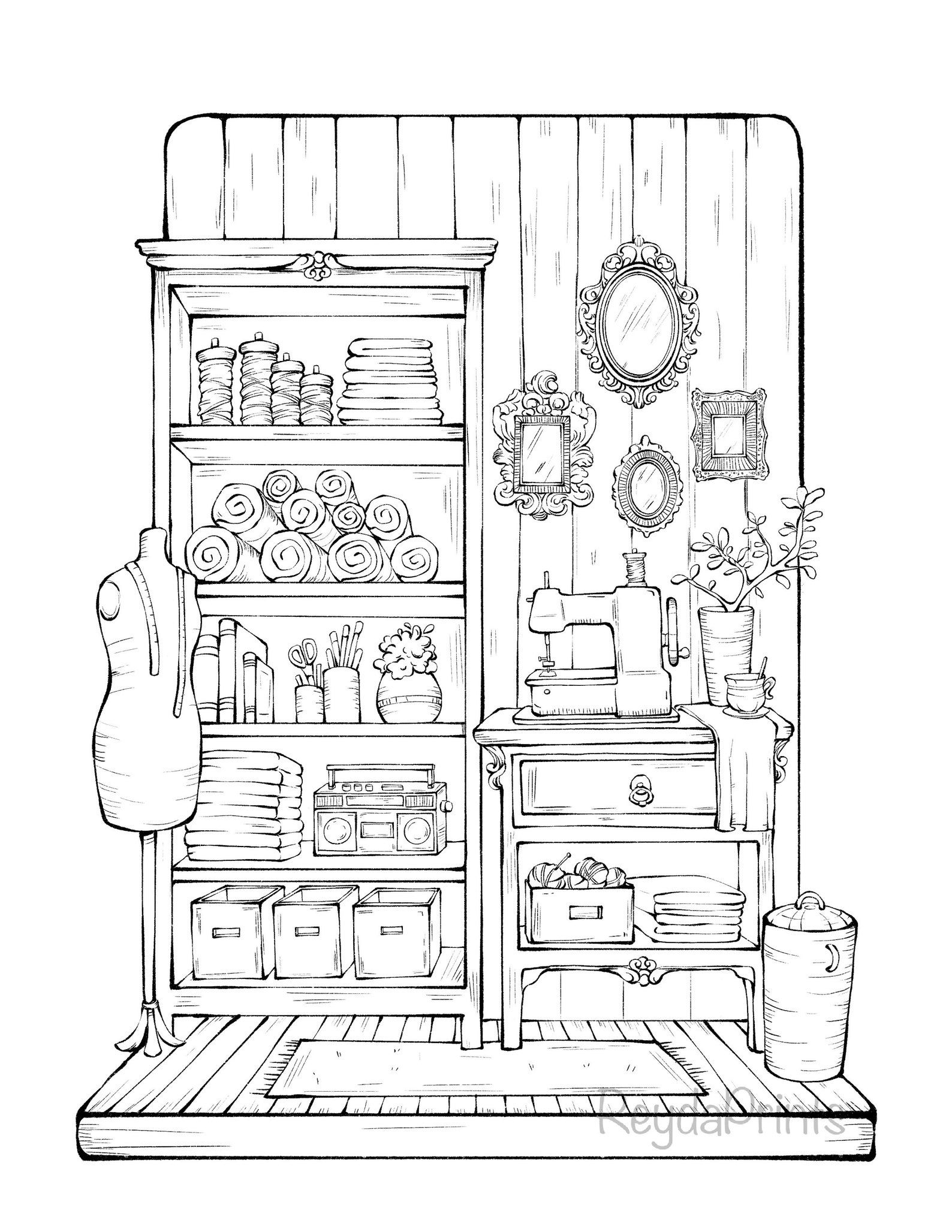 20 Cozy Coloring Pages Hd