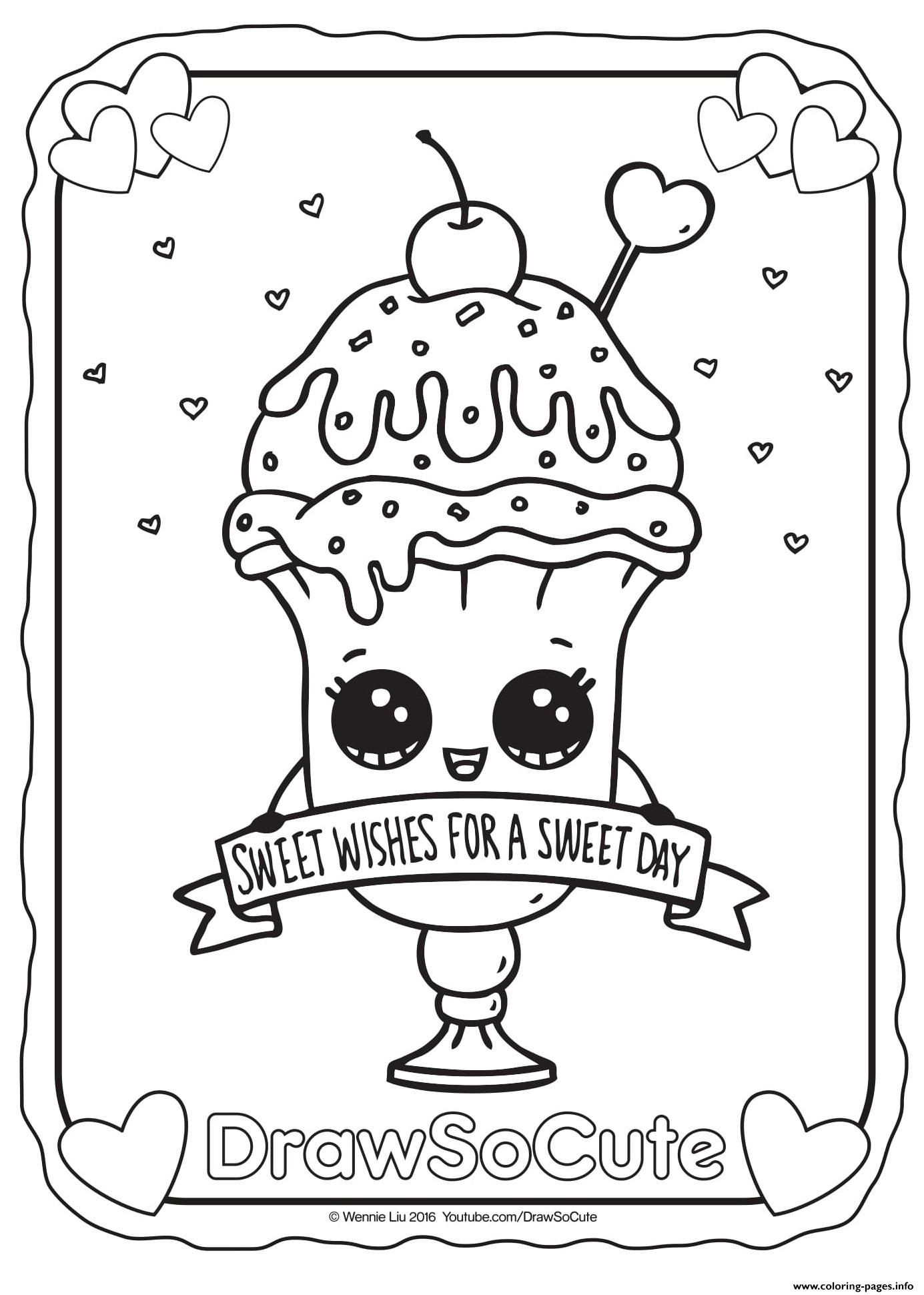 20 Cute Ice Cream Coloring Pages For Kids