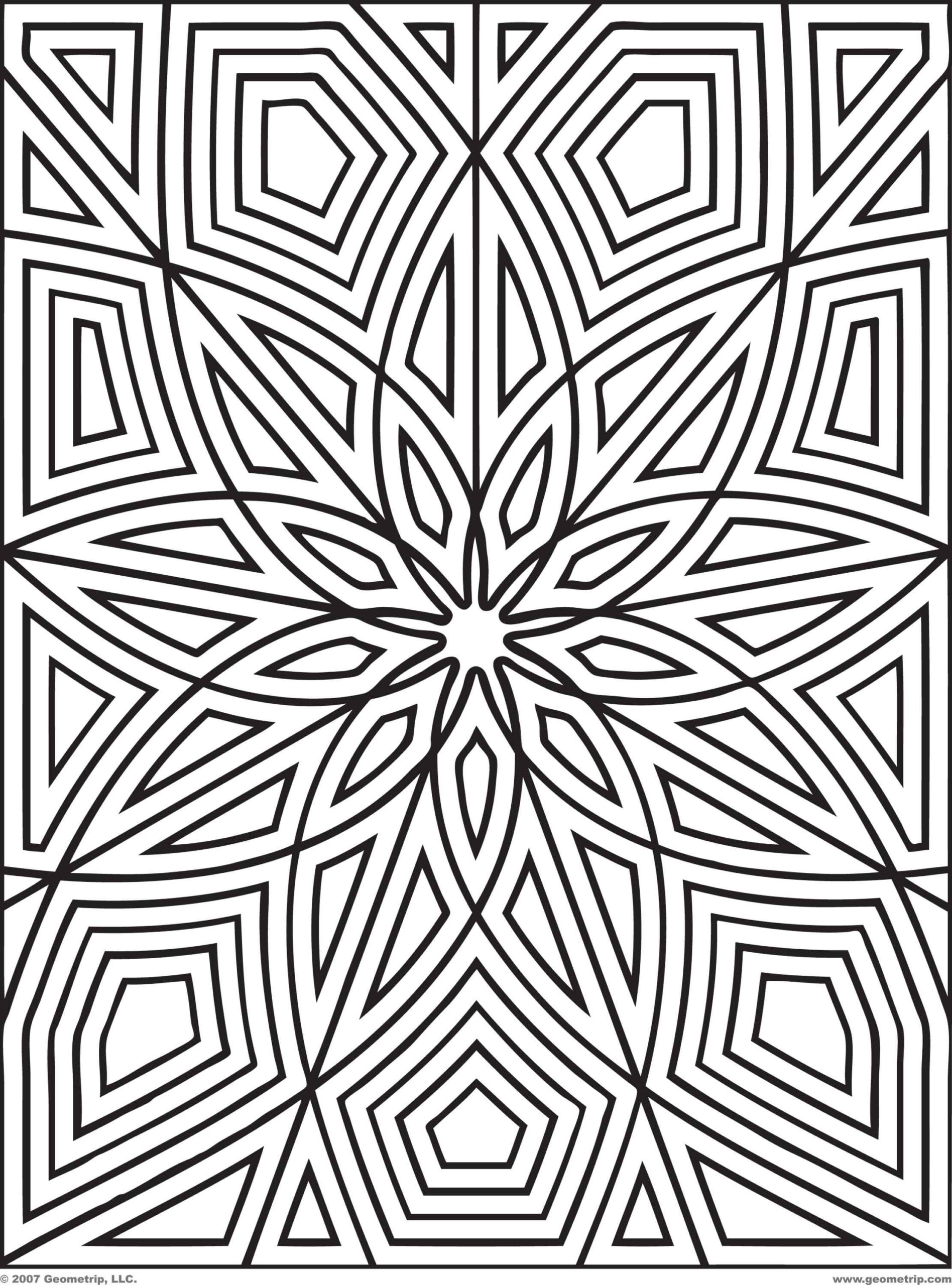 20 Easy Detailed Coloring Pages