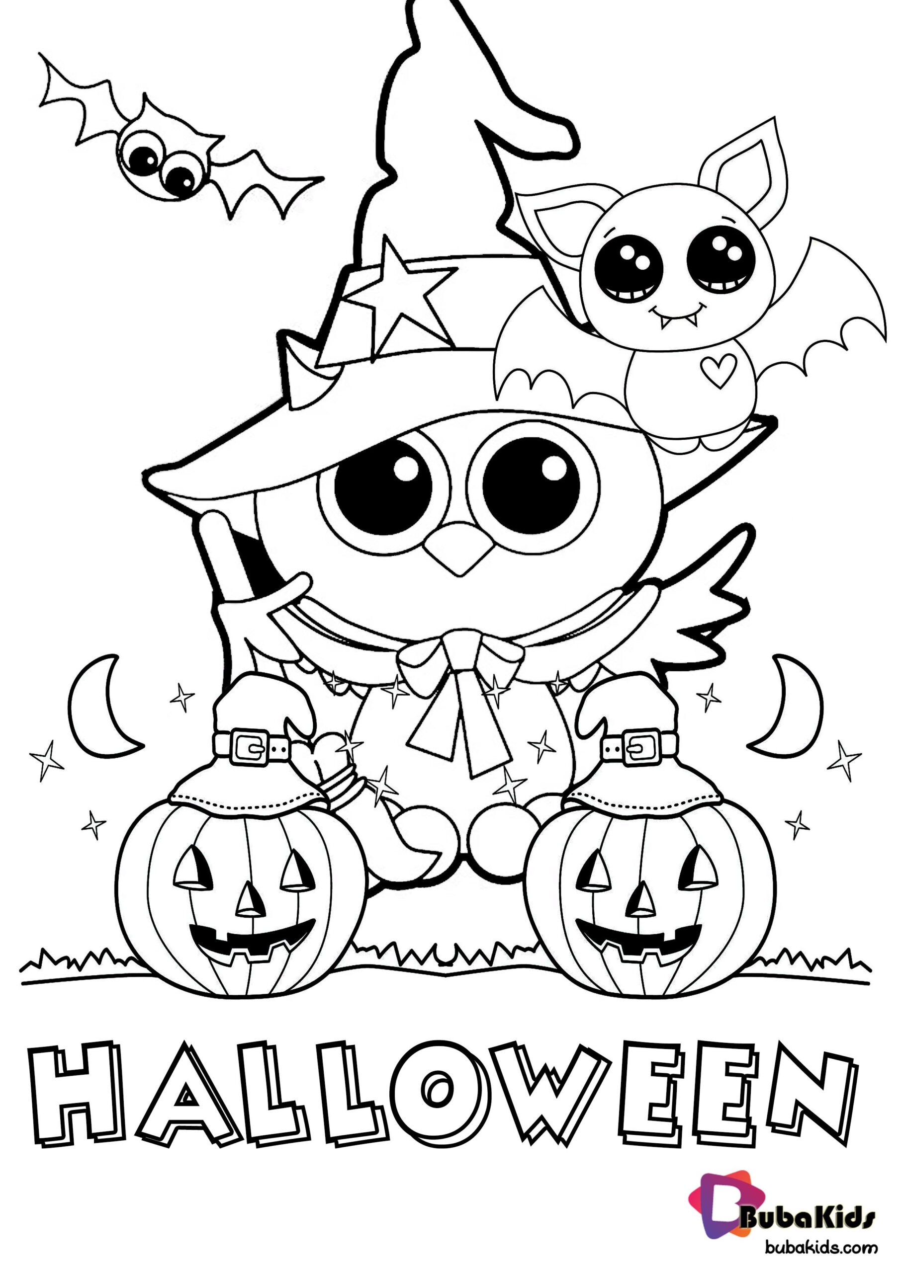20 Free Printable Halloween Coloring Book