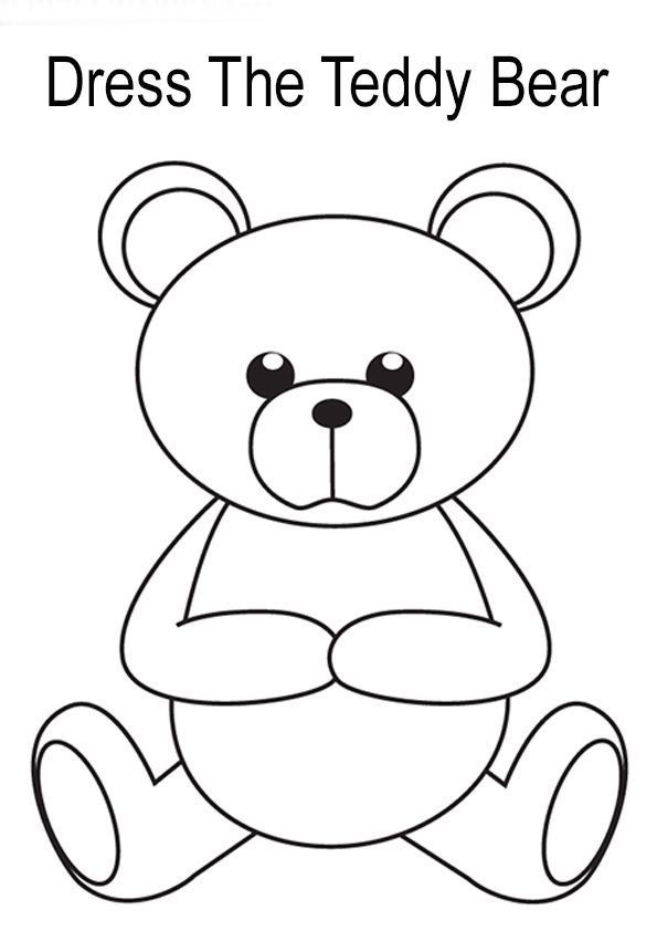 20 Hello Kitty Teddy Bear Coloring Page