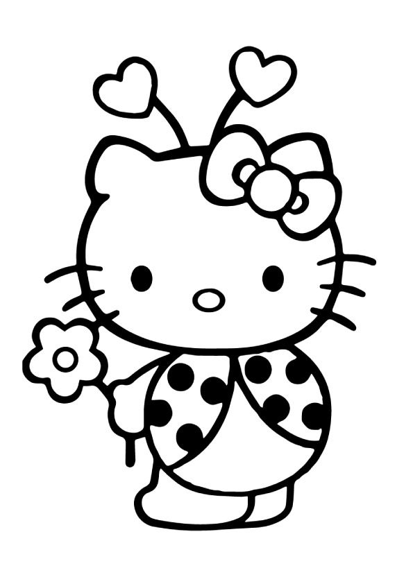 20 Hello Kitty Y Spiderman Coloring Page