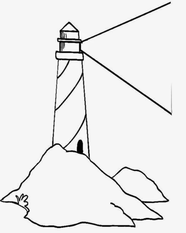 20 Lighthouse Coloring Pages Easy