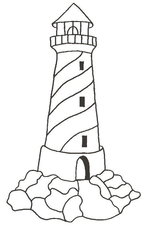 20 Lighthouse Coloring Pages Easy