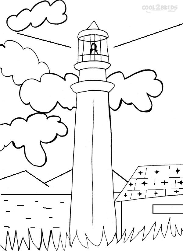 20 Lighthouse Coloring Pages Easy