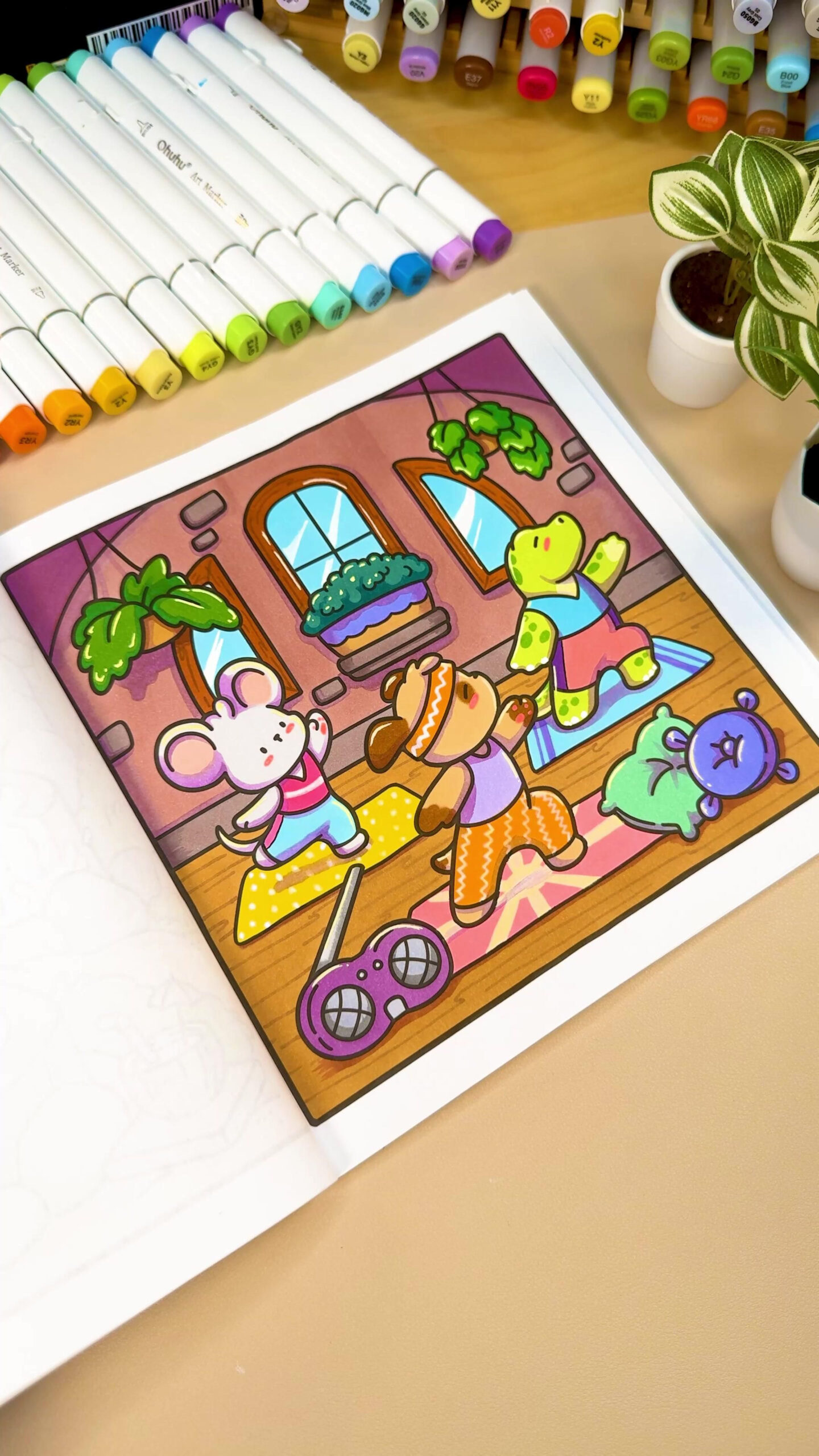 20 Little Corner Coloring Book Nursery