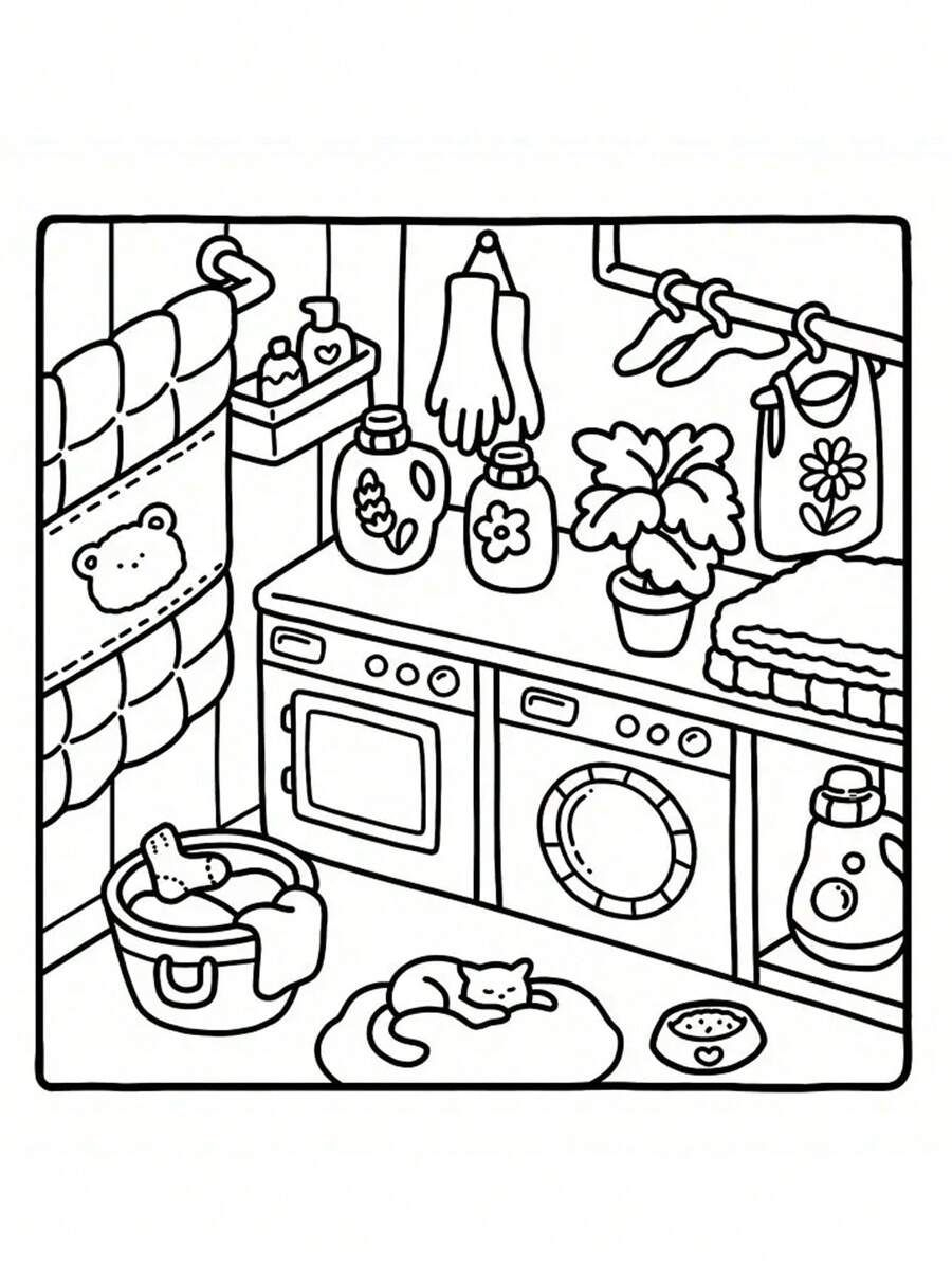 20 Little Corner Coloring Book Nursery