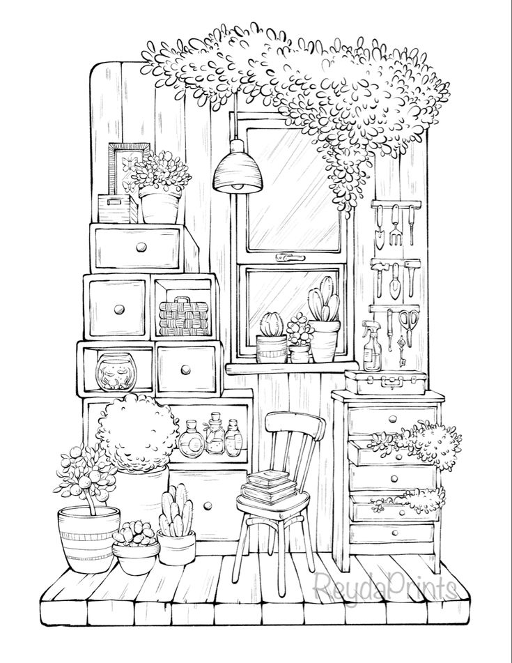 20 Little Corner Coloring Book Nursery