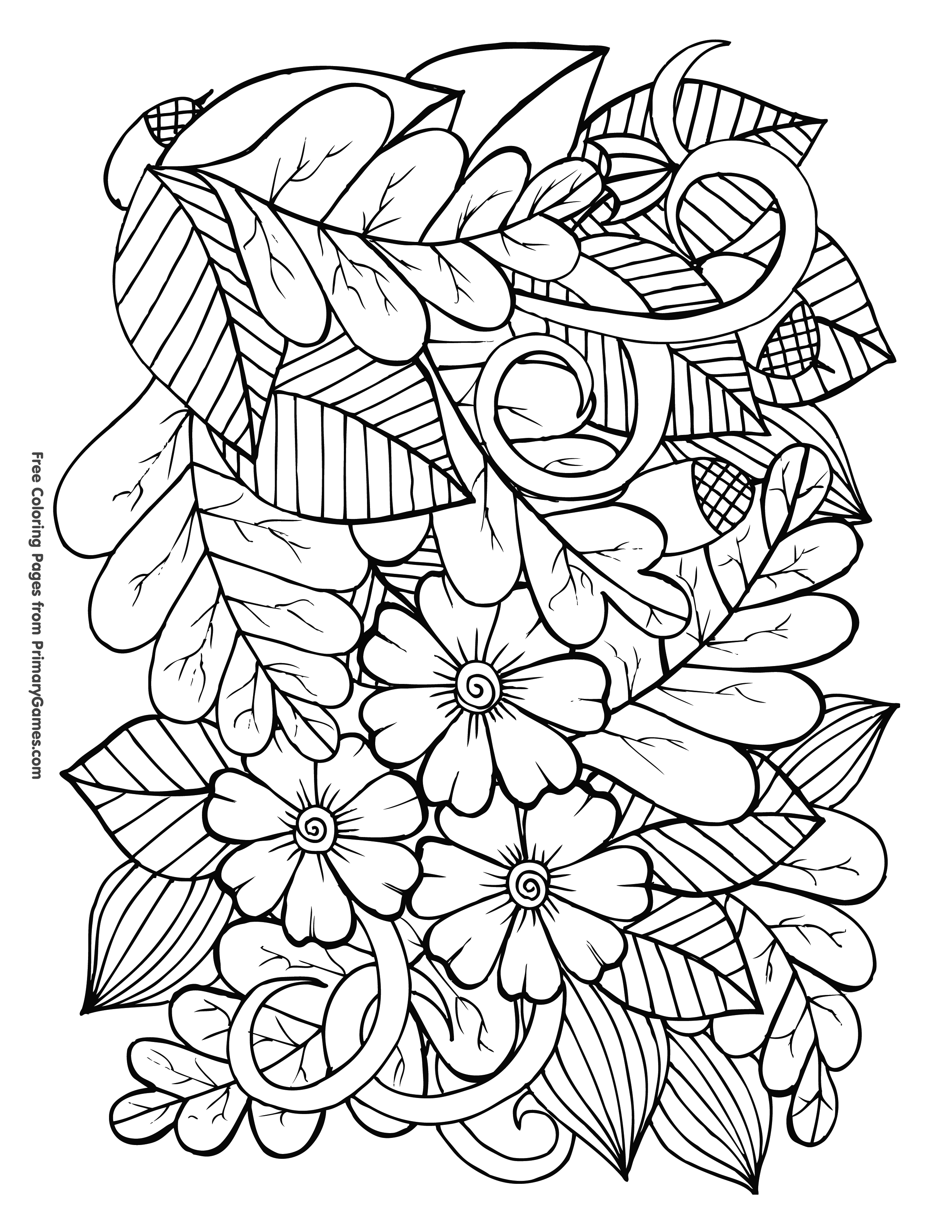 20 Printable Coloring Book Autumn