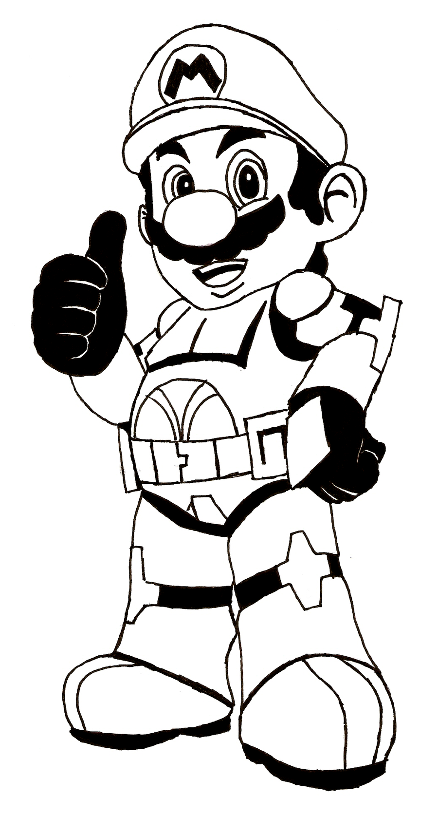 20 Printable Coloring Book Mario