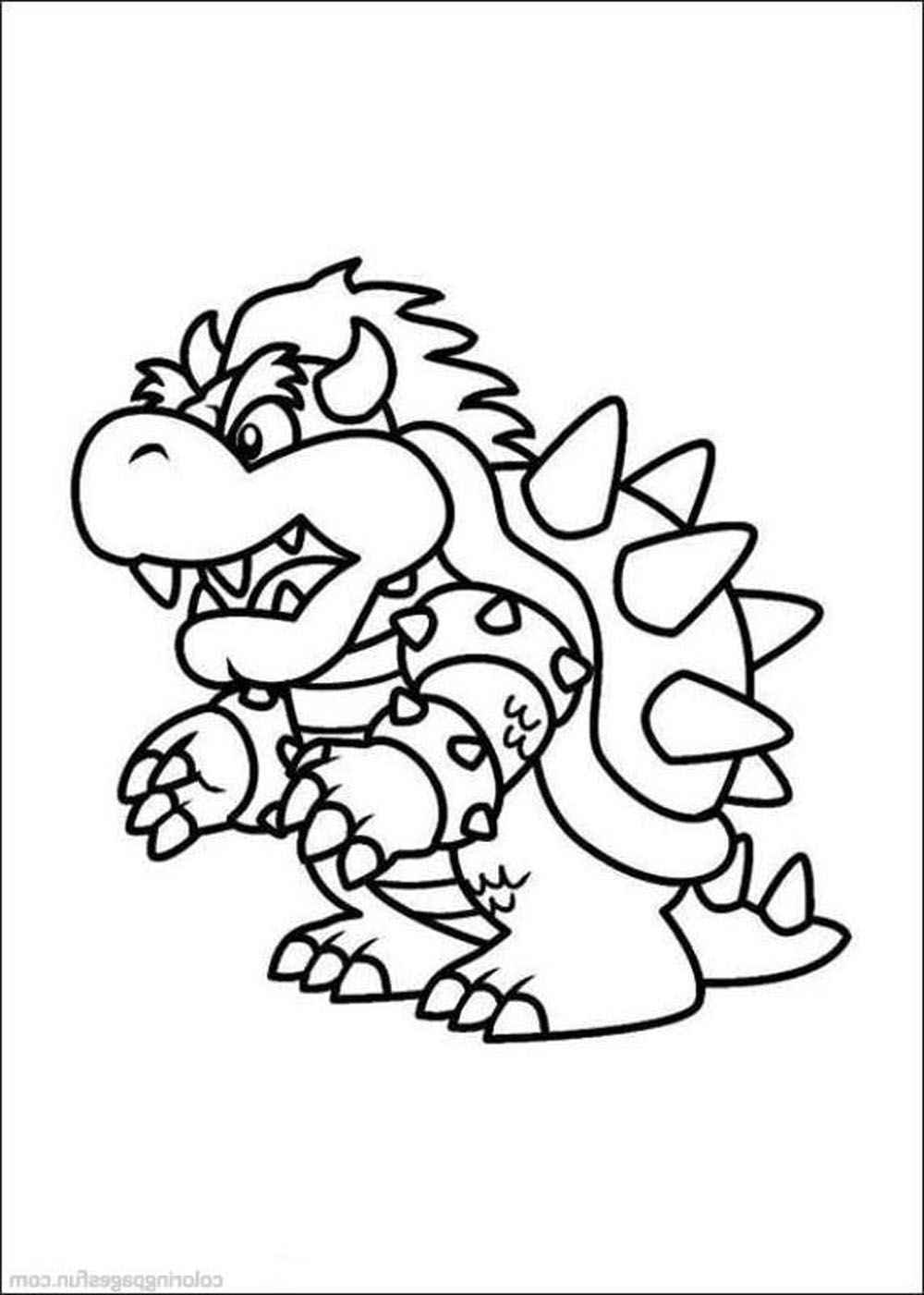 20 Printable Coloring Book Mario