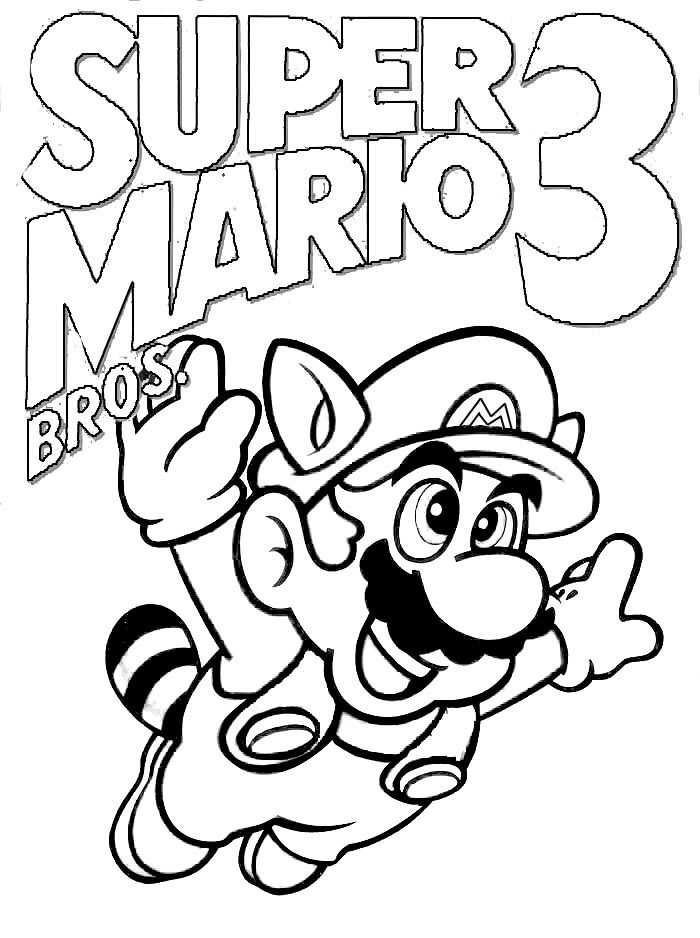 20 Printable Coloring Book Mario
