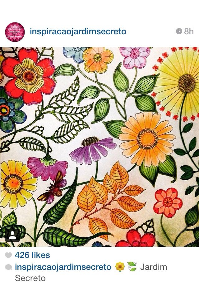 20 Secret Garden Coloring Book Flowers Free Printable