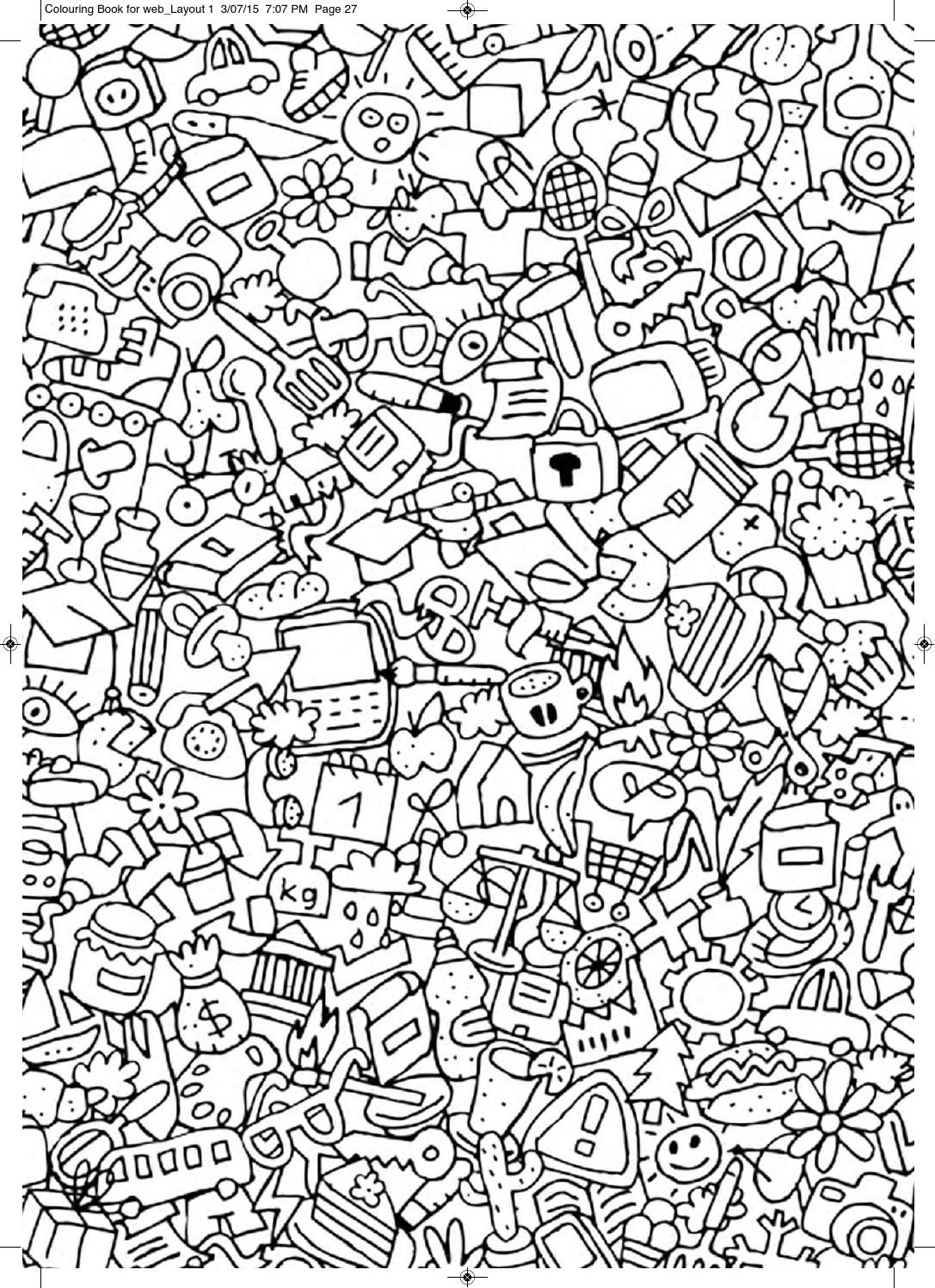 20 Simple Unique Coloring Pages