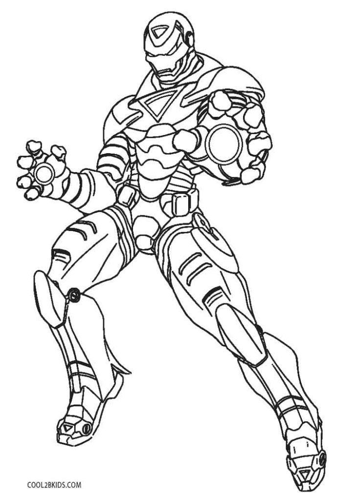 30 Avengers Coloring Pages Free Printable Iron Man