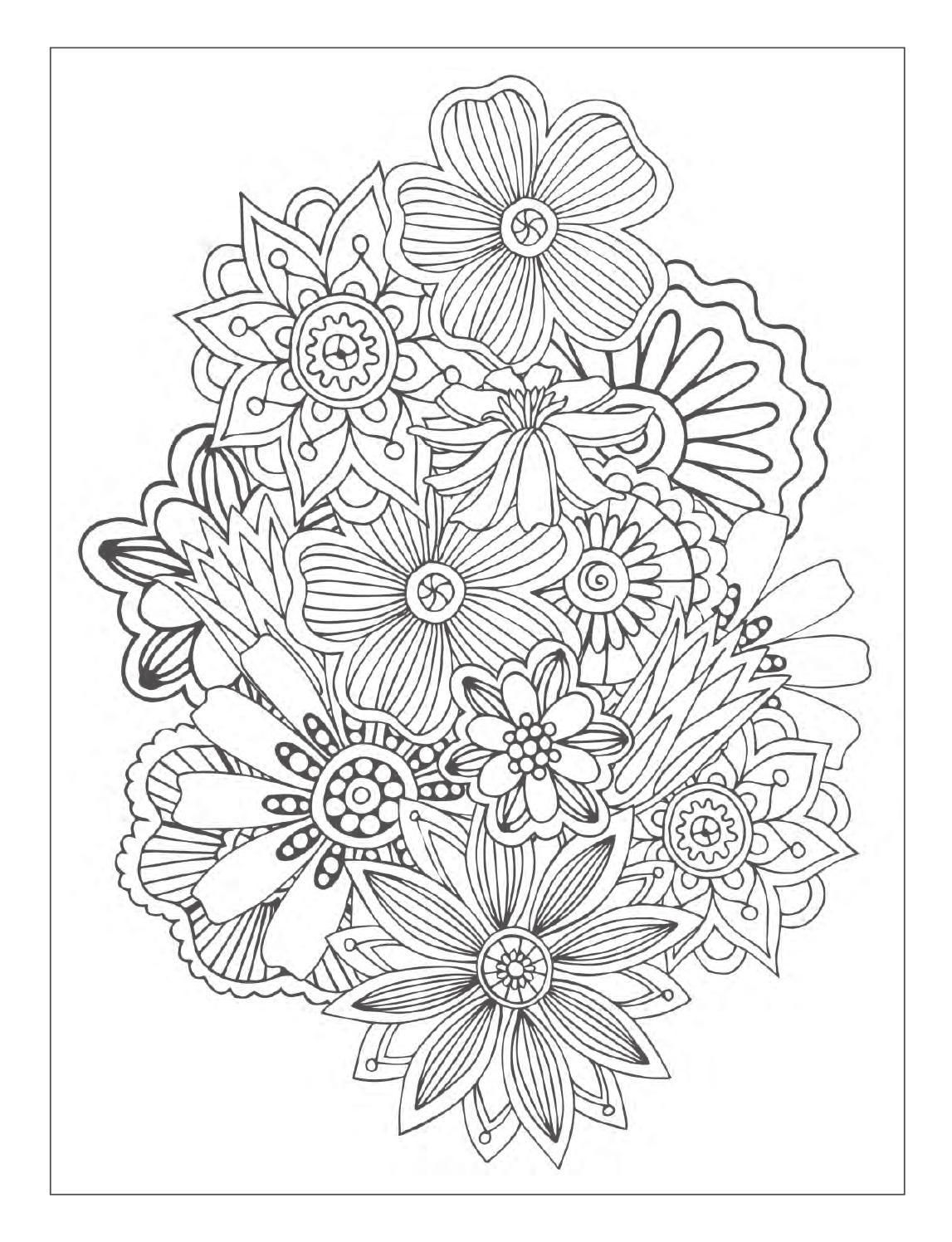 30 Easy Detailed Coloring Pages