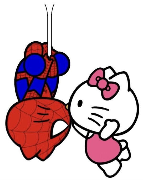 30 Hello Kitty Y Spiderman Coloring Page