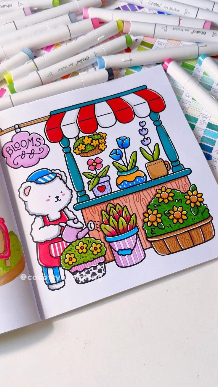 30 Little Corner Coloring Book Nursery