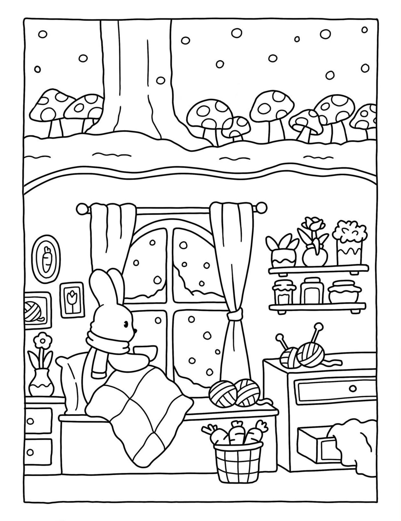 30 Little Corner Coloring Book Nursery