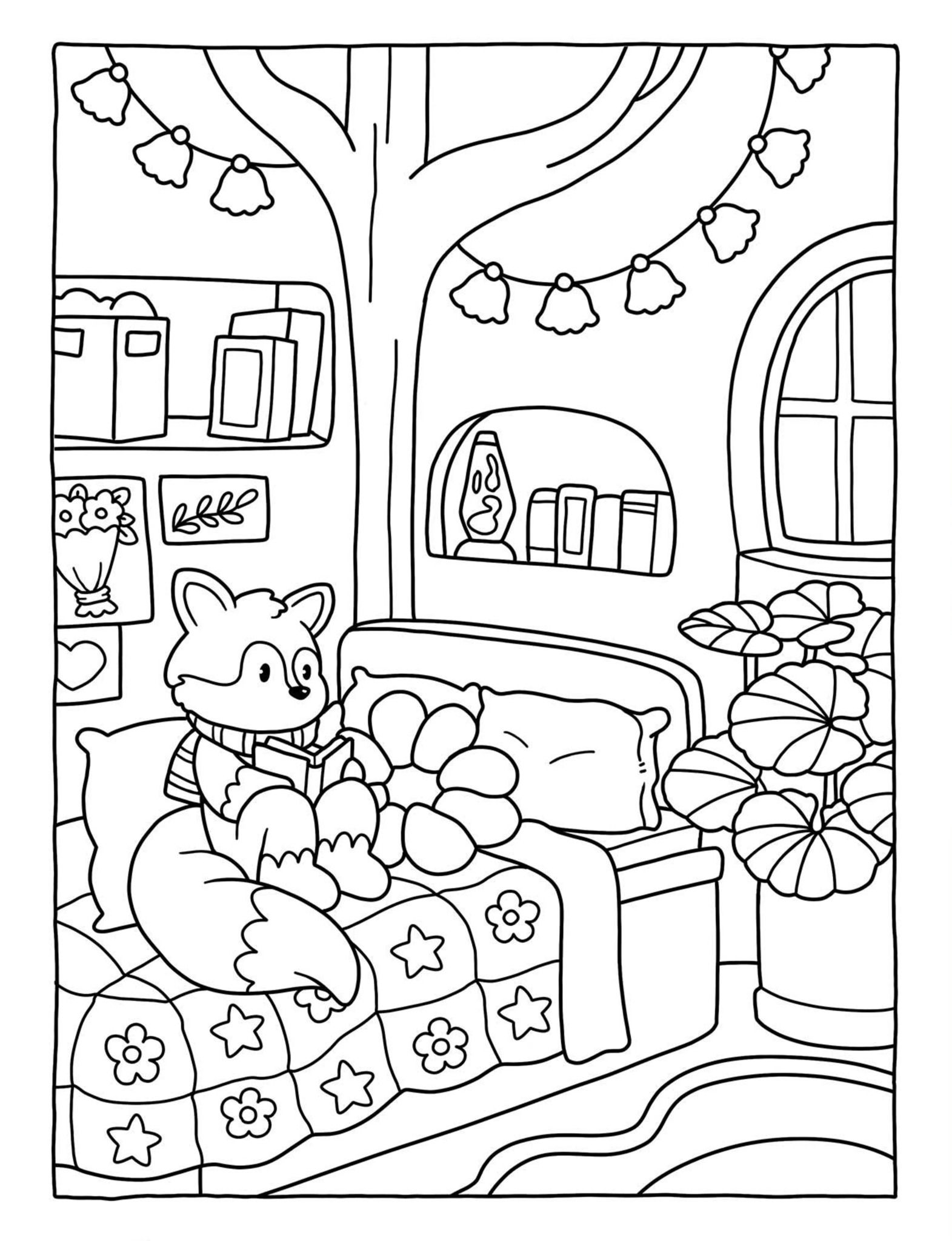 30 Little Corner Coloring Book Nursery