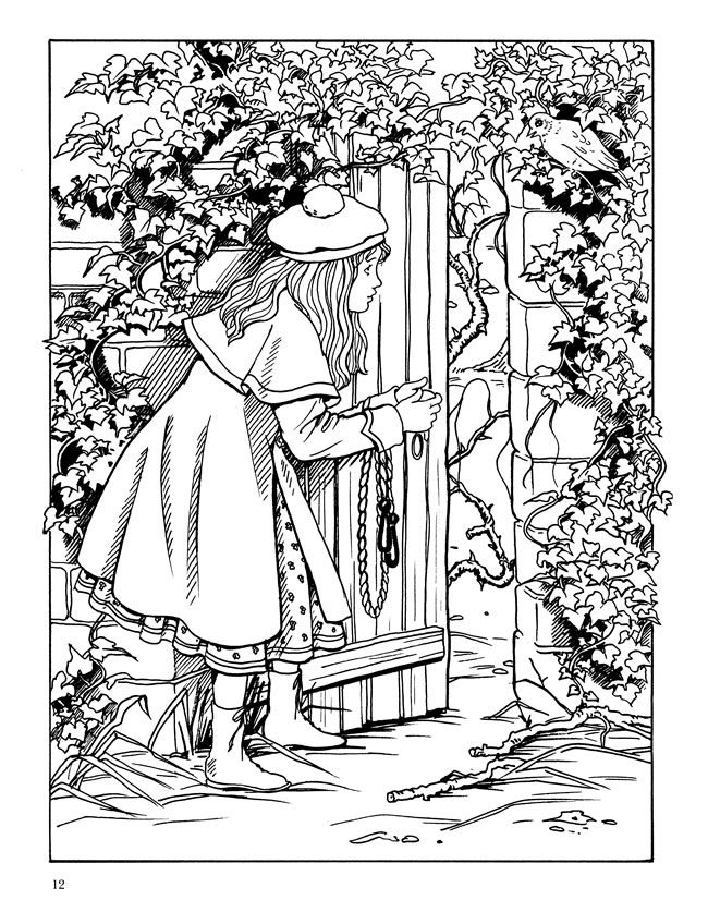 30 Secret Garden Coloring Book Flowers Free Printable