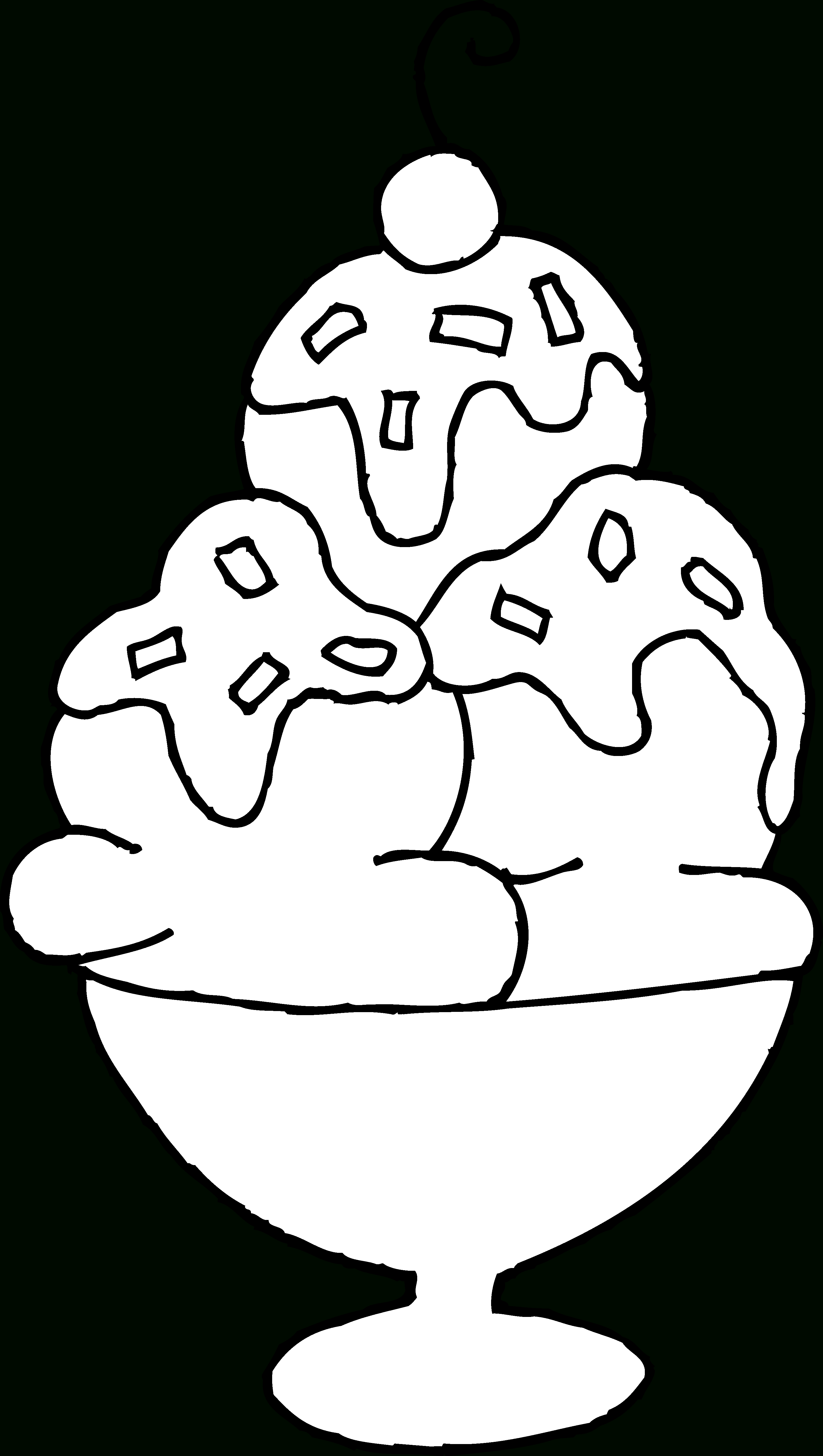 30 Summer Coloring Pages Ice Cream