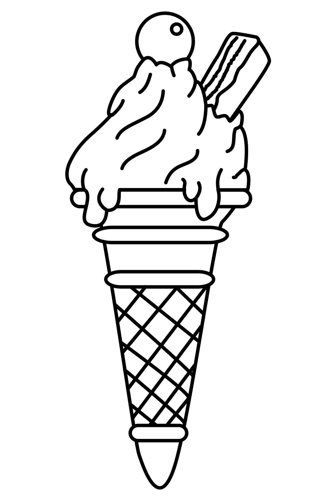 30 Summer Coloring Pages Ice Cream