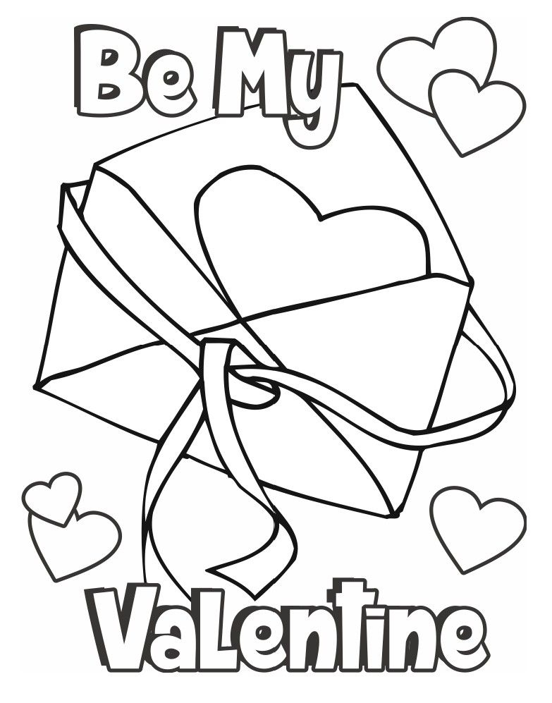 30 Valentine'S Day Coloring Pages Free Printable Simple