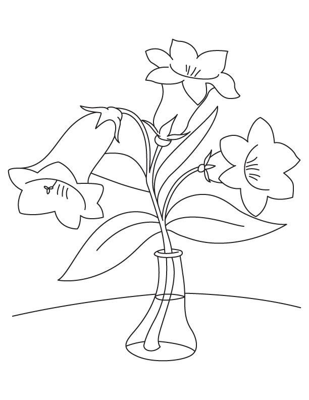 35 Bell Flower Coloring Pages