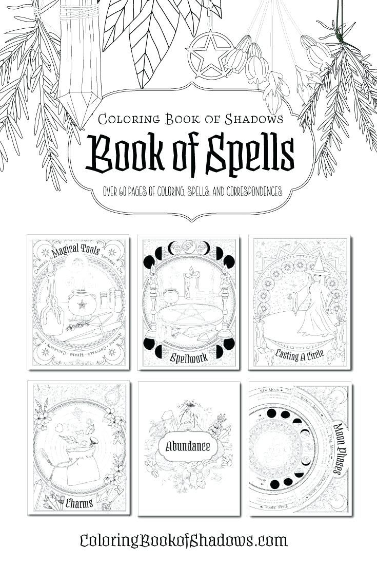 35 Book Of Shadows Coloring Pages Free Printable