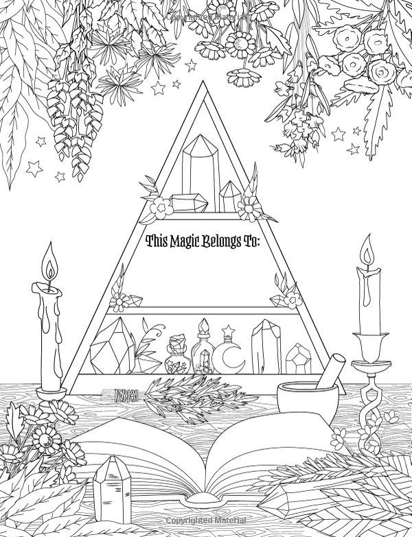 35 Book Of Shadows Coloring Pages Free Printable