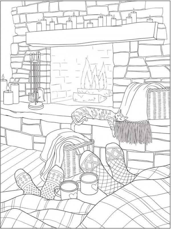 35 Cozy Coloring Pages Hd
