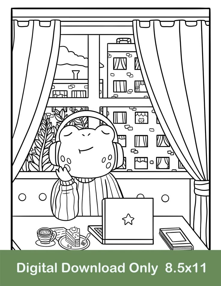 35 Cozy Coloring Pages Love