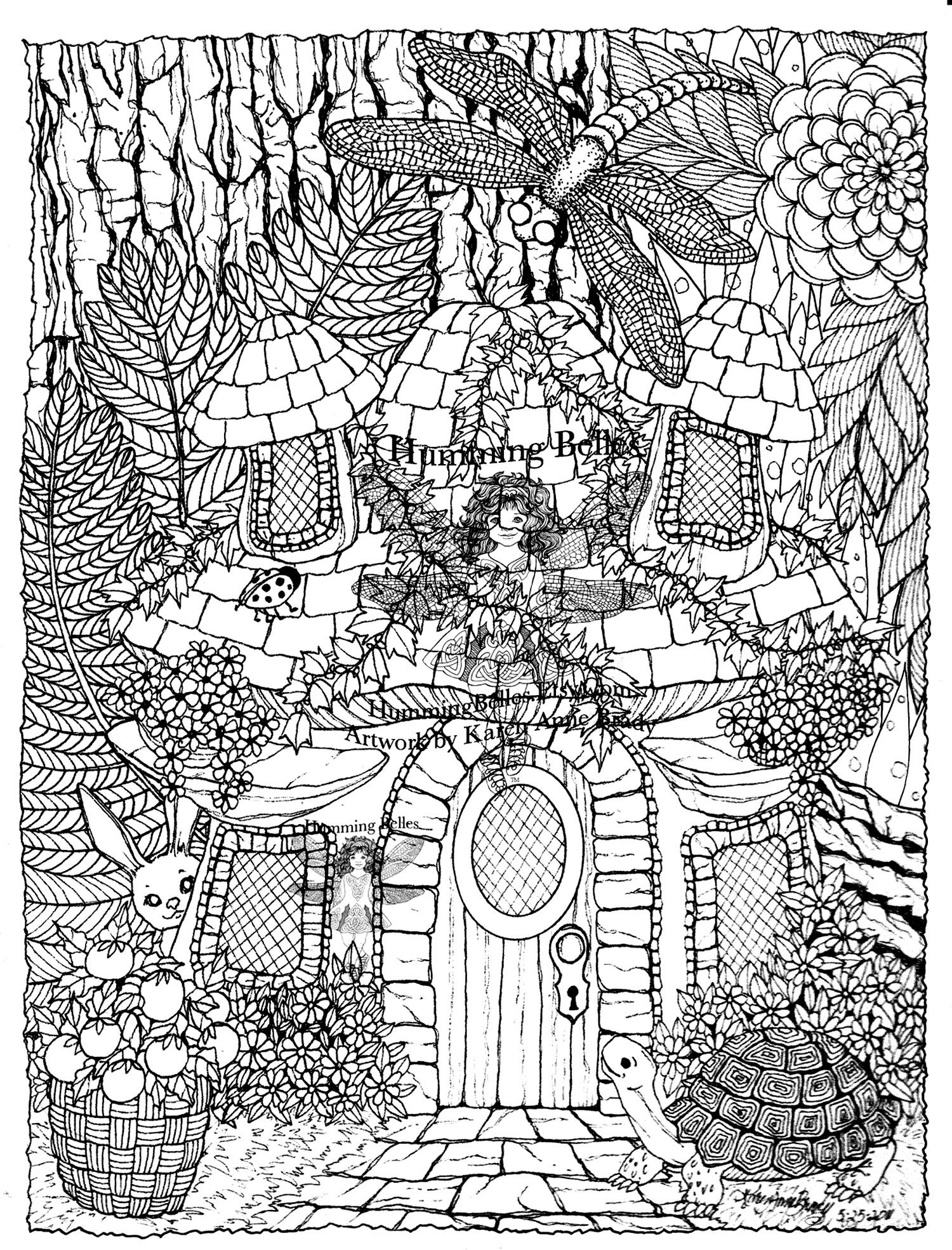 35 Easy Detailed Coloring Pages