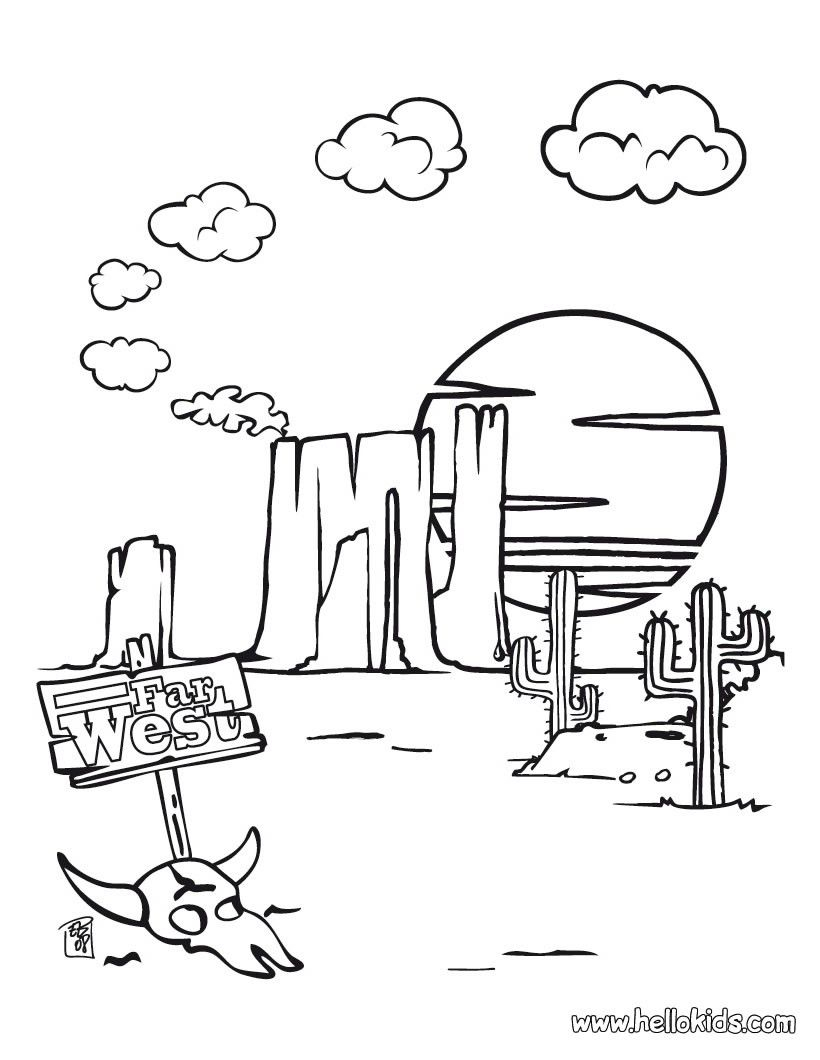35 Fall Western Coloring Pages
