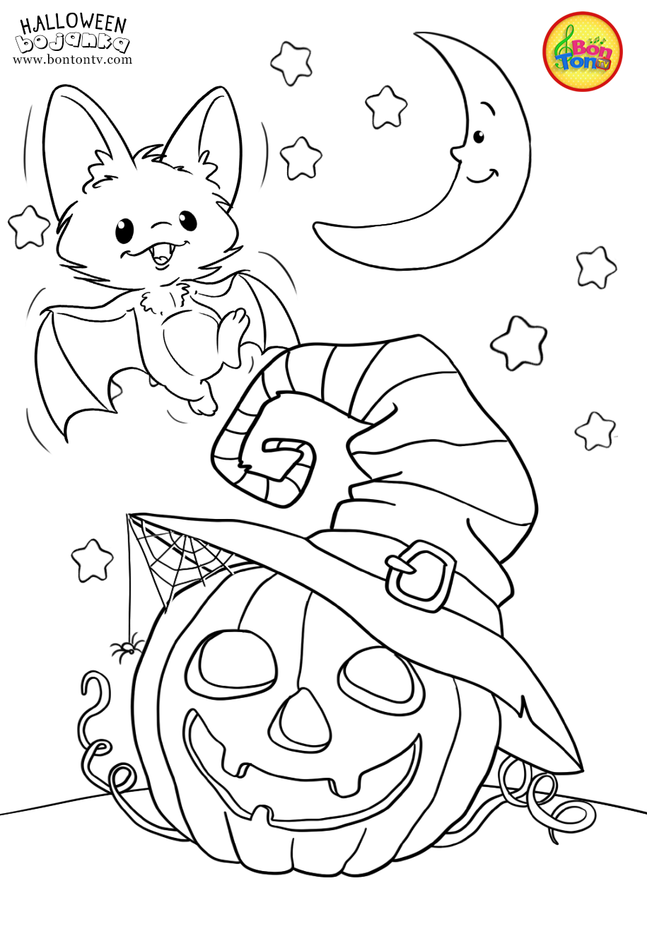 35 Free Printable Halloween Coloring Book