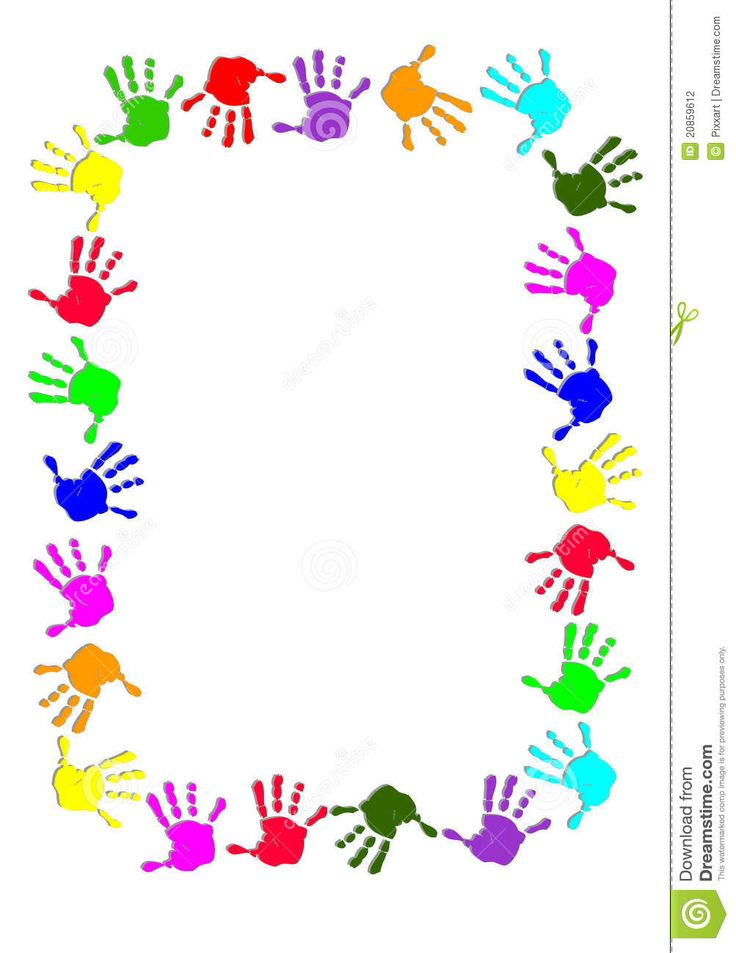 35 Hand Print Coloring Pages