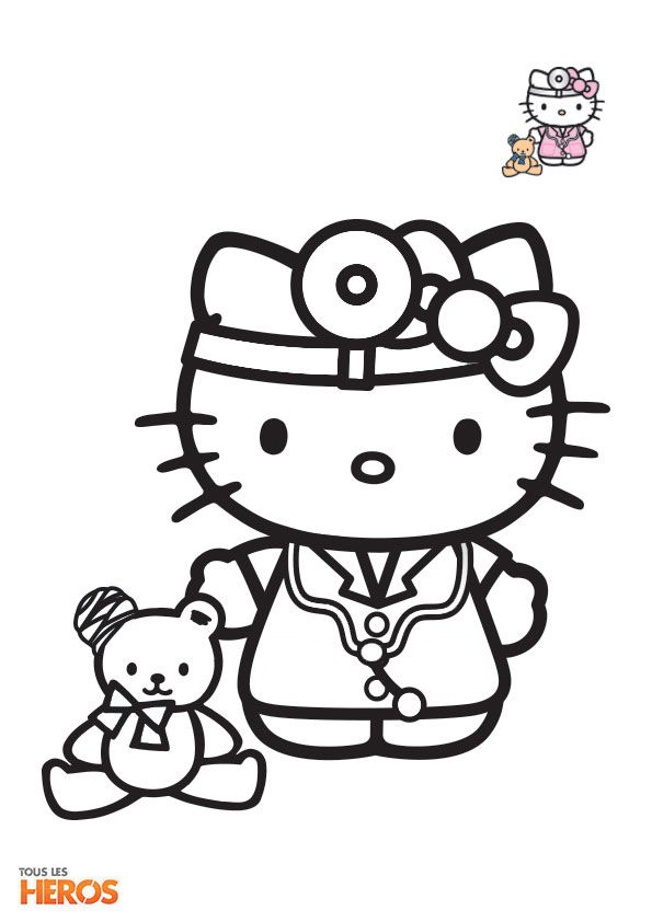 35 Hello Kitty Y Spiderman Coloring Page