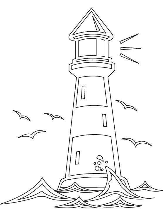 35 Lighthouse Coloring Pages Easy