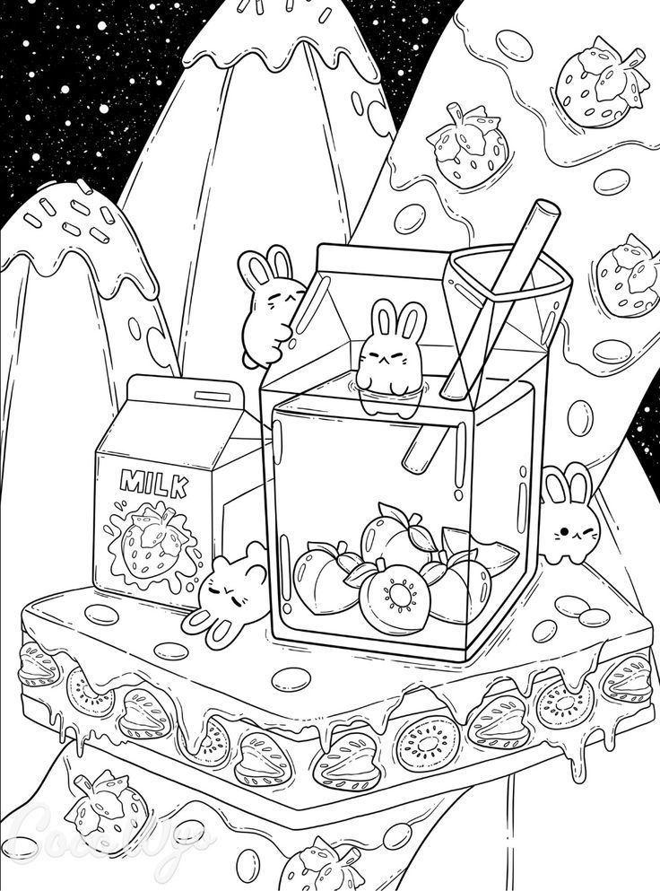 35 Little Corner Coloring Book Aesthetic