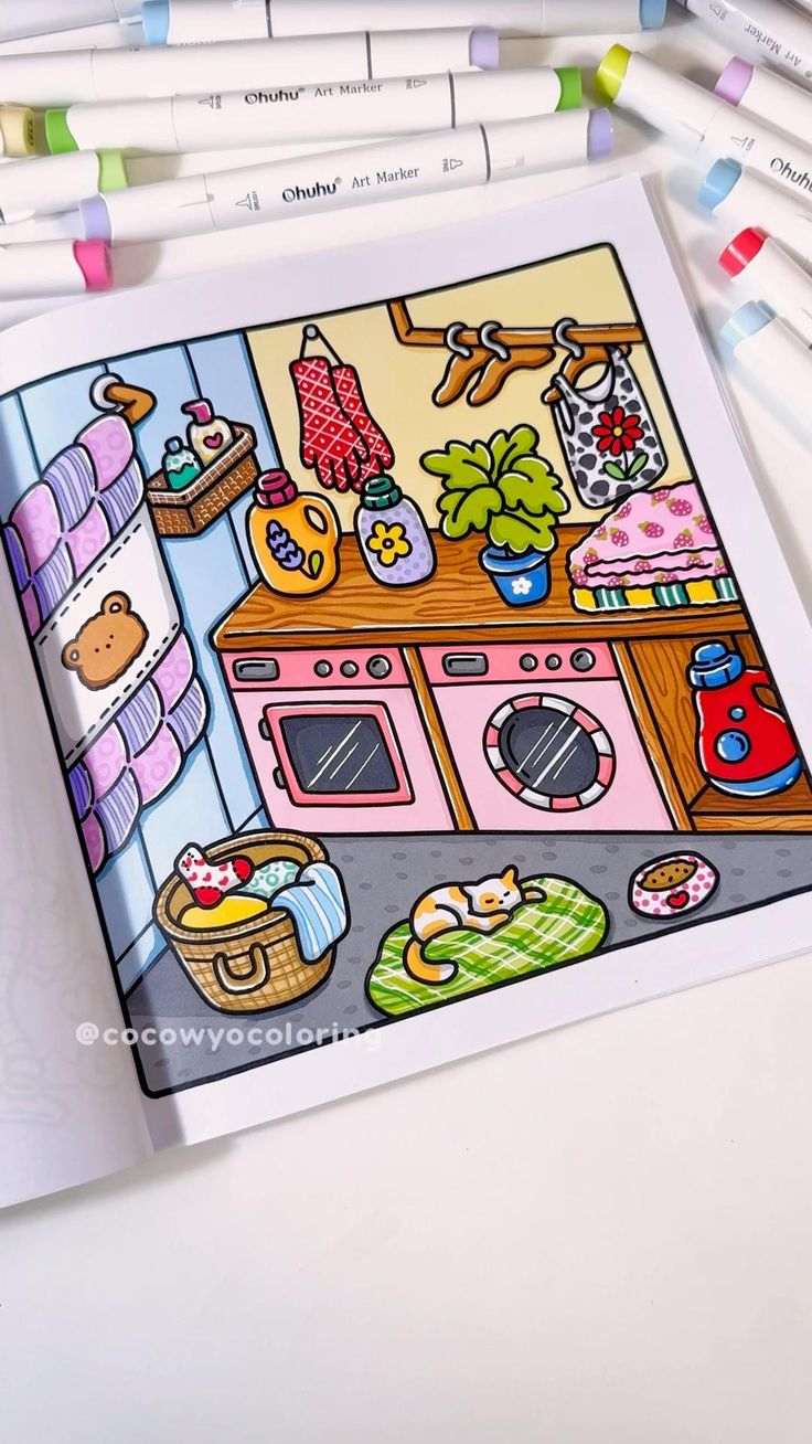 35 Little Corner Coloring Book Nursery